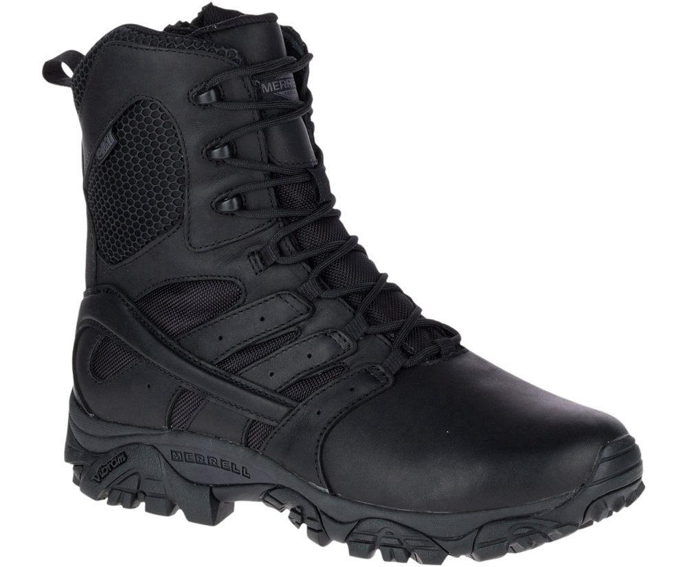 Merrell Støvler Herre - Moab 2 8\" Tactical Response Waterproof - Sort - KRZ803561